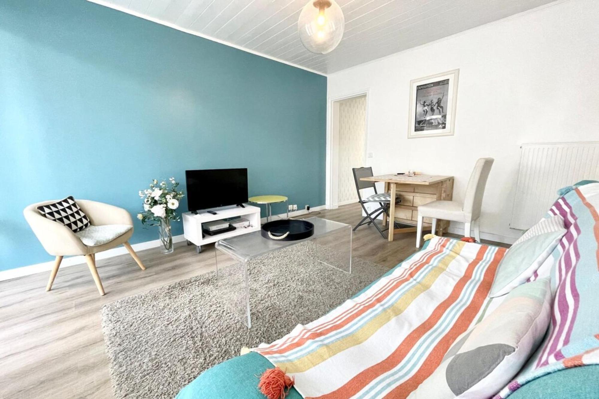 Joli Appartement Cocooning - A 2 Pas De La Plage キブロン エクステリア 写真