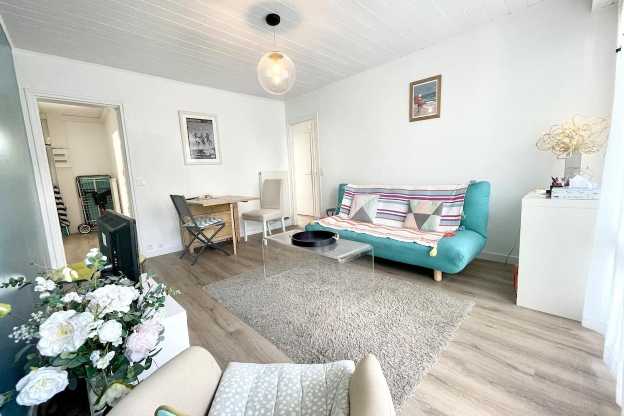 Joli Appartement Cocooning - A 2 Pas De La Plage キブロン エクステリア 写真